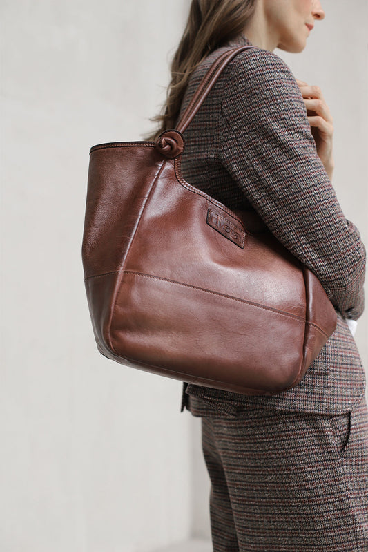 Bolso Alchimia Velluto marrón